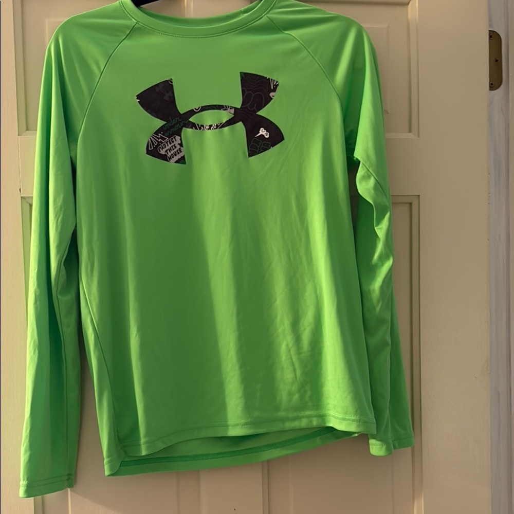 Under Armour Kids Long Sleeve Tee - Green